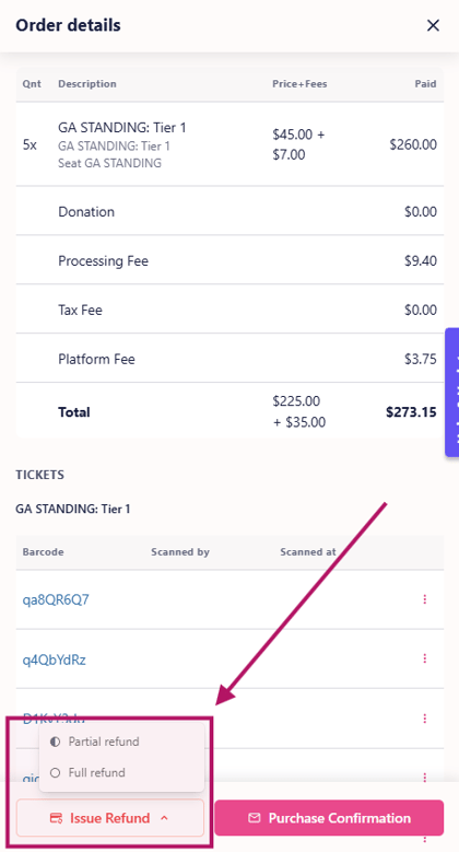 refund order new