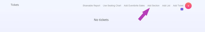 ticket section 